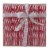 Northlight 6ct Red and White Striped Ribbon Candy Christmas Ornaments 5.75 Perspective: left