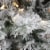 Northlight 7.5' Pre-Lit LED Lights Flocked Victoria Pine Artificial Christmas Tree - Perspective: left