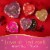 Lindt Valentine's Classic Heart Assorted Gourmet Chocolate Candy Truffles Gift Box Perspective: left