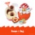 Kinder Joy Chocolatey Egg with Surprise Toy Inside Perspective: left