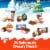 Kinder Holiday Advent Calendar Individually Wrapped Pieces Chocolatey Candy Perspective: left