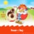 Kinder Joy Easter Eggs with Toy Inside, for Easter Egg Hunts, 6 Eggs, 0.7 oz each Perspective: left