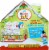 Kinder Joy Treat + Toy Santa's Workshop with 6 Cream Eggs Perspective: left