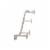Spectrum Sweep Screw Mount 5-Hook Single Rack - Satin Nickel Perspective: left