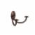 Spectrum Stratford Wall Mount Double Hook - Bronze Perspective: left