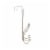 Spectrum Windsor Over-the-Door 3-Hook Rack - Satin Nickel Perspective: left