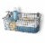 Spectrum Vintage Cabinet and Wall Mount Basket - Industrial Gray Perspective: left
