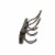 Spectrum Millbrook 3-Hook Rack - Natural/Silver Perspective: left