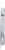 Spectrum Cora Closet Rod Hook - Gray/Clear Perspective: left