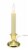 IMC Cape Cod B/O LED Window Candle w/ Sensor, Brass, 9.5  (Qty 1) Perspective: left