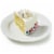 Bakery Fresh Goodness Vanilla Birthday Celebration Cake Perspective: left
