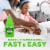 Kroger® Ultra Concentrated Antibacterial Liquid Dish Soap Green Apple Scent Perspective: left