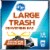 Kroger® Large 30 Gallon Trash Drawstring Bag Perspective: left