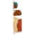 Kroger® Sweet Apples Grapes & Trail Mix Snack Tray Perspective: left