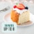 Bakery Fresh Sour Cream Angel Food Cake Perspective: left