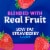 Kroger® Strawberry Blended Low Fat Yogurt Cup Perspective: left