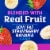 Kroger® Strawberry Banana Blended Low Fat Yogurt Cup Perspective: left