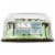 Bakery Fresh Goodness Double Layer Mint Chocolate Cake with Buttercreme Frosting Perspective: left