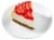 Private Selection® Strawberry Cheesecake Slice Perspective: left