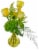 Bloom Haus™ High Vase Trinity Floral Arrangement Perspective: left