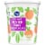 Kroger Peach Low Fat Yogurt Tub Perspective: left