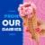 Kroger® Deluxe Strawberry Surf Ice Cream Tub Perspective: left