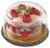 Bakery Fresh Strawberry Cake Perspective: left
