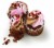 Bakery Fresh Mini Valentine Chocolate Cupcake Perspective: left