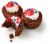 Bakery Fresh Mini Brownies Patriotic Party Platter Perspective: left