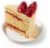 Private Selection Cream Cheese Raspberry Cake Slice Perspective: left