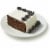 Bakery Fresh Graduation Chocolate Half Sheet Cake Perspective: left