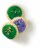 Bakery Fresh Mardi Gras Vanilla Frosted Cookies Perspective: left