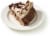 Bakery Fresh Fudge Brownie Ice Cream Cake Slice Perspective: left