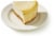 Bakery Fresh New York Plain Cheesecake Slice Perspective: left