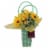 Bloom Haus Mini-Delights Fresh Flowers Arrangement Perspective: left