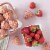 Nordic Ware Strawberry Bitelet Pan Perspective: left