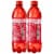 Mountain Dew® Code Red Soda Bottles Perspective: left
