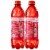 Mountain Dew® Code Red Soda Bottles Perspective: left