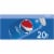 Pepsi Cola® Soda 20 Pack Perspective: left