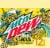 Mountain Dew Baja Gold Soda Cans Perspective: left