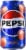 Pepsi® Peach Soda Cans Perspective: left