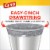 Glad® With Clorox™ Lemon Fresh Bleach Scent Drawstring Trash Bags Perspective: left