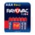 Rayovac Fusion Alkaline AAA Batteries - 6 Pack Perspective: left