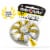 Rayovac® Hearing Aid Carbon Zinc Size 10 Batteries Perspective: left