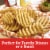 Ore-Ida Golden Waffle French Fries Fried Frozen Potatoes Perspective: left