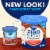 Pillsbury Zero Sugar Creamy Supreme Chocolate Fudge Flavored Premium Frosting Perspective: left