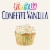 Pillsbury Funfetti Confetti Vanilla Frosting Perspective: left