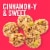 Dave's Killer Bread® Super Cinna Roll™ Crunchy Snack Bites Organic Snacks Perspective: left