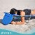 Ostrich Comfort Lounger Beach Chair - Blue Perspective: left