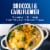 Birds Eye Broccoli & Cauliflower Au Gratin Bake Frozen Side Perspective: left